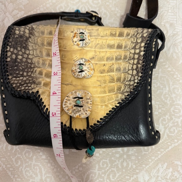 Alligator & Boar Handcrafted Shoulder bag 1st edition signed. 60s One-of-a-Kind - Picture 8 of 9